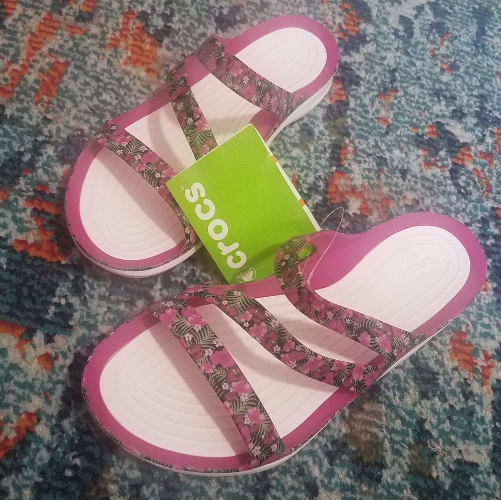 Crocs Swiftwater sandal Floral Strap Print
